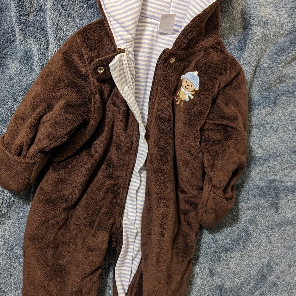 Warm one piece winter monkey suit